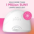 thumbnail image 2 of UV LED Nail Lamp, Gel Light for Nail Polish UV Dryer with 3 Timers SUNone White, 2 of 4