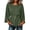 Army Green, variant on Women French Vintage Flare Sleeve Round Neck Elegant Slim Comfortable Tops