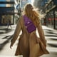 thumbnail image 5 of Bolso Bandolera de Viaje para Mujer | Riñonera Cruzada de Gran Capacidad | Tejido Impermeable con Puerto de Carga Usb y Bolsillo Antirrobo | Morado, Rosa, Rojo, Azul, 5 of 6