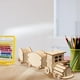 thumbnail image 5 of Kit de tren de madera para , ideal para actividades de aprendizaje preescolar, regalo de cumpleaños, manualidades, juguete científico para niños,, 5 of 7