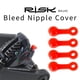 thumbnail image 5 of 50pcs RISK Bicicleta Bleed Nipple Tapón de rosca Freno de disco de aceite Cubierta de polvo (Rojo), 5 of 6