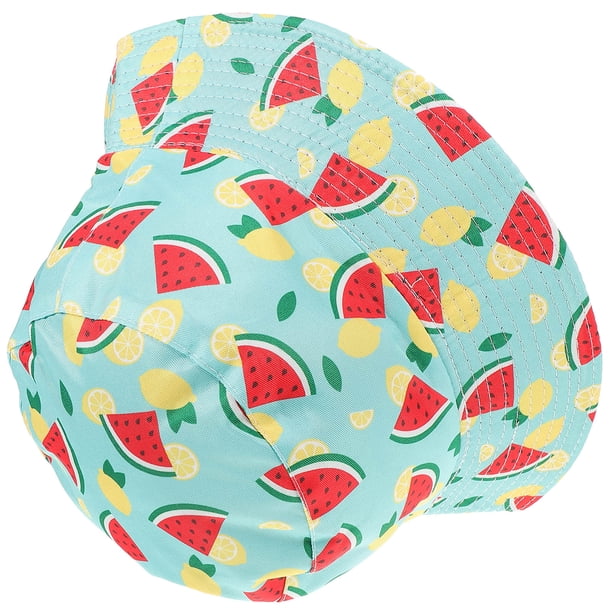 Greenadscape Sombrero Bucket Estampado Sandía Doble Para Y Senderismo