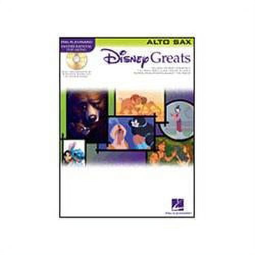 Hal Leonard Disney Greats for Alto Sax Instrumental Play Along Pack Book and CD