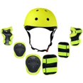thumbnail image 6 of Kids 7 in 1 Helmet and Pads Set Adjustable Kids Knee Pads Elbow Pads Wrist Guards for Scooter Skateboard Roller Skating Cycling, 6 of 8