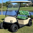 thumbnail image 4 of Pzuqiu 2-Piece Golf Ball Star Golf Cart Seat Covers - Breathable Washable Protector Set for 2-Seater Carts, 4 of 9
