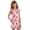 Pink Hibiscus Flower, variant on ZIATUBLE4S Sea Turtle Print Girls Summer Romper Ruffle Cap Sleeves One-Piece Short Jumpsuit Soft Comfort Kids Casual Playsuit with Pockets for 5-6 Y