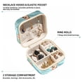 thumbnail image 2 of Alpaca Travel Portable Jewelry Organizer Box with Earring Holder, Bracelet Holder, and Necklace Organizer for Girls and Women, 2 of 6