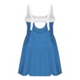 thumbnail image 5 of Lovskoo Women's Tennis Dress Built-In Bra and Shorts Pockets Color Block Workout Dresses Athletic Outfits Cut Out Two Piece Set Sky Blue, 5 of 7