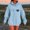 Light Blue, variant on EchfiProm Comfy Sweatshirt for Womens with Pockets Pullover Hoodies Oversized Black Hooded Long Sleeve Graphic Ladies Tunic Tops