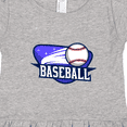 thumbnail image 4 of Inktastic Baseball Stars Girls Toddler Dress, 4 of 5