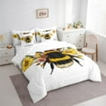thumbnail image 3 of Castle Fairy Boys Girls Animal Honeybee Bedding Comforter Set 7pcs,Chic Floral Flowers Queen Bedding Sets Super Cozy,Spring Garden Queen Sheet Sets,Luxury Bedroom Decor,Reversible, 3 of 8
