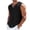 Black#tank tops men, variant on Linen Tops for Men 2026 Summer Tank Top Sleeveless Raw Edge Hippie Beach Tee Shirts Lightweight Comfy Tanks Black S