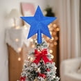 thumbnail image 6 of LeeQinersw Star for Christmas Tree Top Pendant Festival Gifts for Holiday Indoor Window Blue, 6 of 9