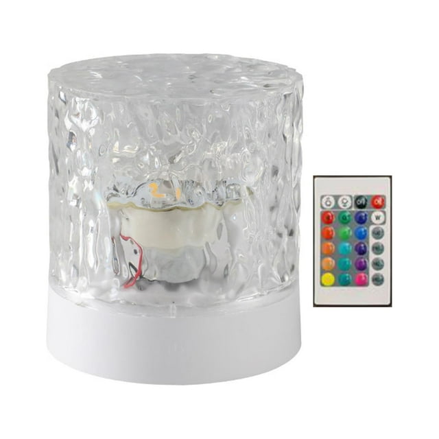 Luces giratorias onduladas de agua Yuyangstore lámpara de noche 16 colores