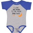 thumbnail image 3 of Inktastic I Love My Pops to the Moon and Back Boys or Girls Baby Bodysuit, 3 of 5