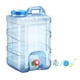 thumbnail image 5 of Contenedor de agua con grifo, cubo de almacenamiento de agua sin fugas, contenedor de agua potable portátil de 28 L para el hogar, picnic, coche No hay grifo de repuesto, 5 of 9