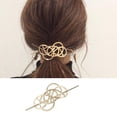 thumbnail image 5 of HHBEAUTY Vintage Viking Celtic Hair Clip, Gold Celtic Knot Hair Slide Barrette Long Hair Barrette Pin Metal Bun Holder Decorative Hair Accessories for Women and Girls, 5 of 7