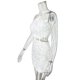 thumbnail image 4 of Minivestido Básico Mini vestido básico de lentejuelas Estilo sexy Ropa de fiesta de cóctel para mujer (Blanco M) Cgtredaw para Mujer Blanco T M, 4 of 8