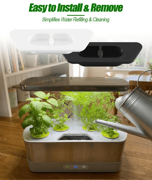 Water Fill Cap Compatible with AeroGarden Harvest, Durable Reusable Refill Cap Replacement for Indoor Hydroponic System