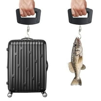 Digital Luggage Scale, Baggage Weight Scale, 110 Lb (50 Kg) with 10g Deviation, Portable Handheld Suitcase Weight Scale with Hook for Travel, Fish Weighing, Black