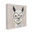 thumbnail image 3 of Stupell Industries Happy Alpaca Glasses Portrait Graphic Art Gallery Wrapped Canvas Print Wall Art, Design by Tava Studios, 3 of 7