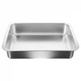 thumbnail image 2 of Stainless Steel Cat Litter Box Boxes Supply Outdoor Kennel Kitten Clean Toilet Decorative for Cats Household Open Type, 2 of 7