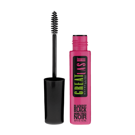 Maybelline Great Lash Washable Mascara, Blackest Black