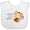 AA-White, variant on Inktastic Memaw's Little Monkey Boys or Girls Baby Bib