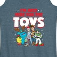 thumbnail image 3 of Toy Story - Here For The Toys - Women's Racerback Tank Top, 3 of 5