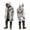00#&-White3567, variant on Kiijoy Toddler Boys Hooded Long Jacket Fantasy Halloween Outerwear Cardigan Coat, Khaki, 4-5 Years
