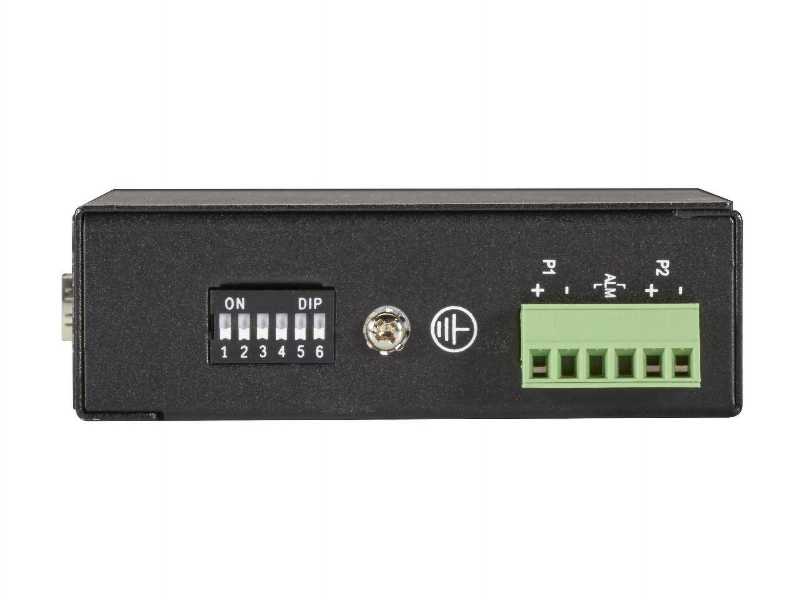 Black Box Industrial Gigabit Ethernet Switch Extreme Temperature 5-Port LIG401A