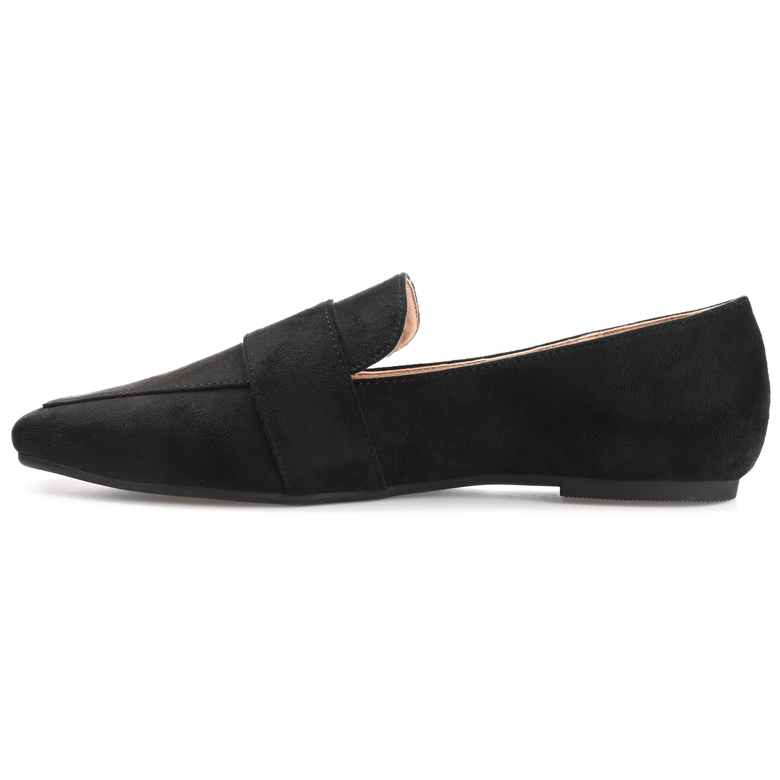 Journee Womens Benntly Slip On Square Toe Loafer Flats