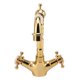 thumbnail image 5 of Grifo de fregadero de latón antiguo ANGGREK con 2 asas presión de agua estable dorado para uso comercial, 5 of 8