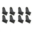 thumbnail image 1 of 8 Piezas 8cm Patas de Metal Ajustables Patas de Mesa de Aleación de Aluminio Gruesas Pies de Sofá Cama Patas de Armario de TV-Negro, 1 of 5