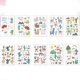 thumbnail image 4 of 10 Sheets Alpaca Design Temporary Decal Waterproof Removable Stickers Animals Party Favors (10 Patterns), 4 of 4