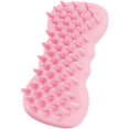 thumbnail image 1 of Cepillo de baño ZefeiWu silicona masajeador cuero cabelludo doble cara exfoliante rosa, 1 of 1