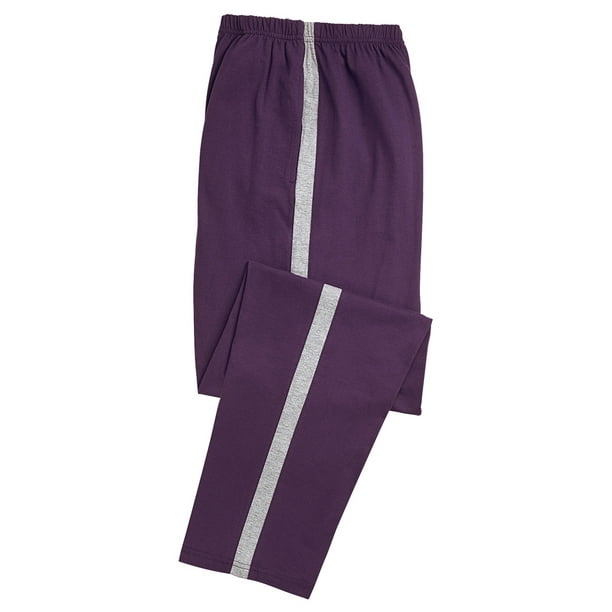 contrast bootcut sweatpants