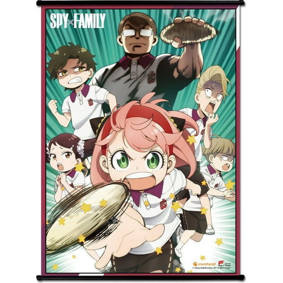 Spy X Family - Group Anya Forger's Gym Class Wall Scroll