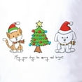 thumbnail image 3 of CafePress - Cat And Dog Christmas Golf Shirt - Golf Shirt, Pique Knit Golf Polo, 3 of 4