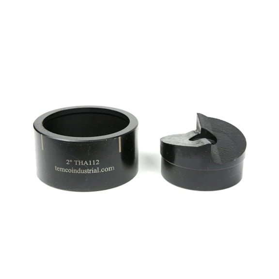 TEMCo THA112 2" Slug Splitting Conduit Punch - Die for Hydraulic Knock Out Driver