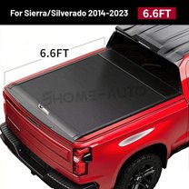 6.6FT Hard Tonneau Cover Truck Bed For 14-2023 Chevy Silverado GMC Sierra 1500