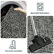 thumbnail image 4 of Alfombra para Cocina LEEVAN Lavable 60x130 cm Algodón Negro Estilo Bohemio, 4 of 6