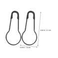 thumbnail image 2 of CRILSTYLEO 100Ud Alfileres De Seguridad Metálicos En Calabaza Para Ropa Y Manualidades, 2 of 8
