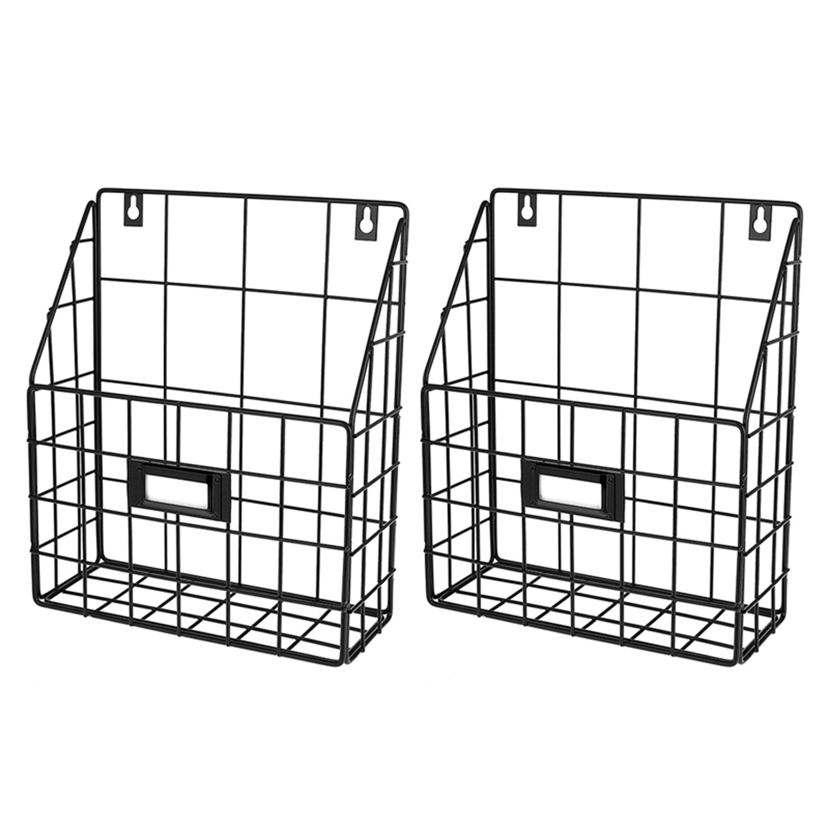 Wire Mail Basket Wall Mounted Hanging Folder/Document Organizer