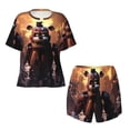 thumbnail image 4 of Lsque Five Nights At Freddy'S Women's Short-Sleeved Pajama Set - 2 Piece Soft and Lightweight Sleepwear Set-Small, 4 of 9
