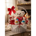 thumbnail image 3 of Party Pro's Teddy Bear Soft Plush Stuffed Animal Holding Embellished Love Heart 9 inches, 3 of 5