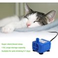 thumbnail image 5 of Fuente de Agua Automática Segura para Perros y Gatos - Premium - Alfombrilla de Silicona Antideslizante - Para 1.6L - Bomba de Agua Azul Fleur Zhivalor  GX-466, 5 of 5