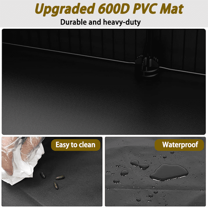 55" x 28" Large Guinea Pig Cage & Indoor Playpen - C&C Habitat with Waterproof 600D Liner, Washable Rug & Secure Wire Fence - For Rabbits, Hedgehogs &Guinea pig