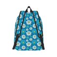 thumbnail image 3 of Daiia Daisies Flowers Vintage Canvas Backpack for Men and Women ,Hiking Backpack,Travel Laptop Bag for School,Large Capacity Backpack, 3 of 8