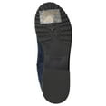 thumbnail image 4 of Forever Women Shoes Combat Army Style Boots Lace Up Side Zipper Booties Dark Blue Navy 5, 4 of 4
